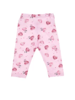 Leggings jersey floreale