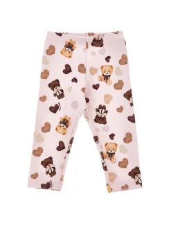 Leggings jersey orsetti e cuore