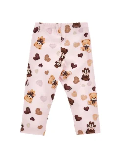 Leggings jersey orsetti e cuore