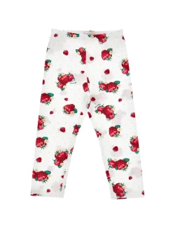 Leggings jersey stampa fragole