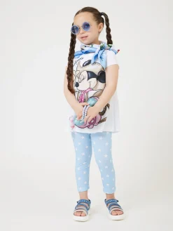 Leggings jersey stelline