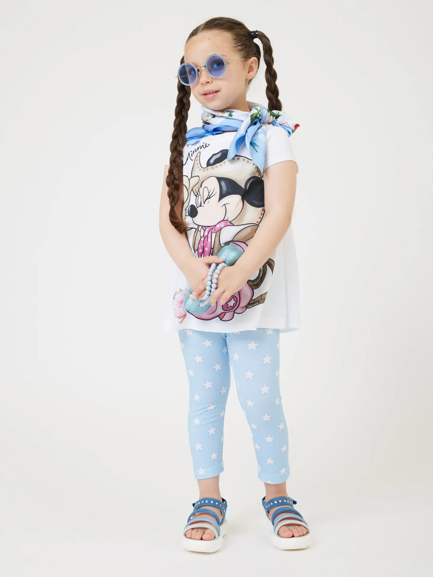 Leggings jersey stelline
