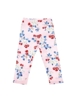 Leggings stampa ciliegie