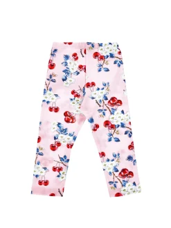 Leggings stampa ciliegie