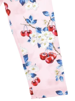Leggings stampa ciliegie