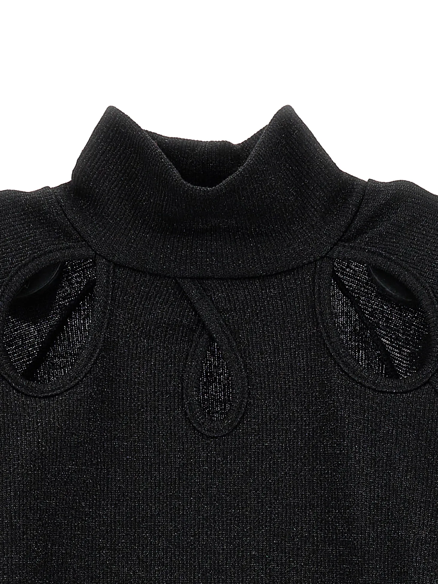 Lupetto lurex cut out