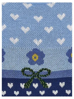 Maglia jacquard a cuori