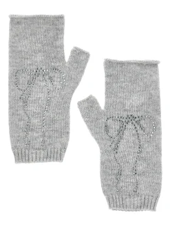 Manicotti knitwear con strass