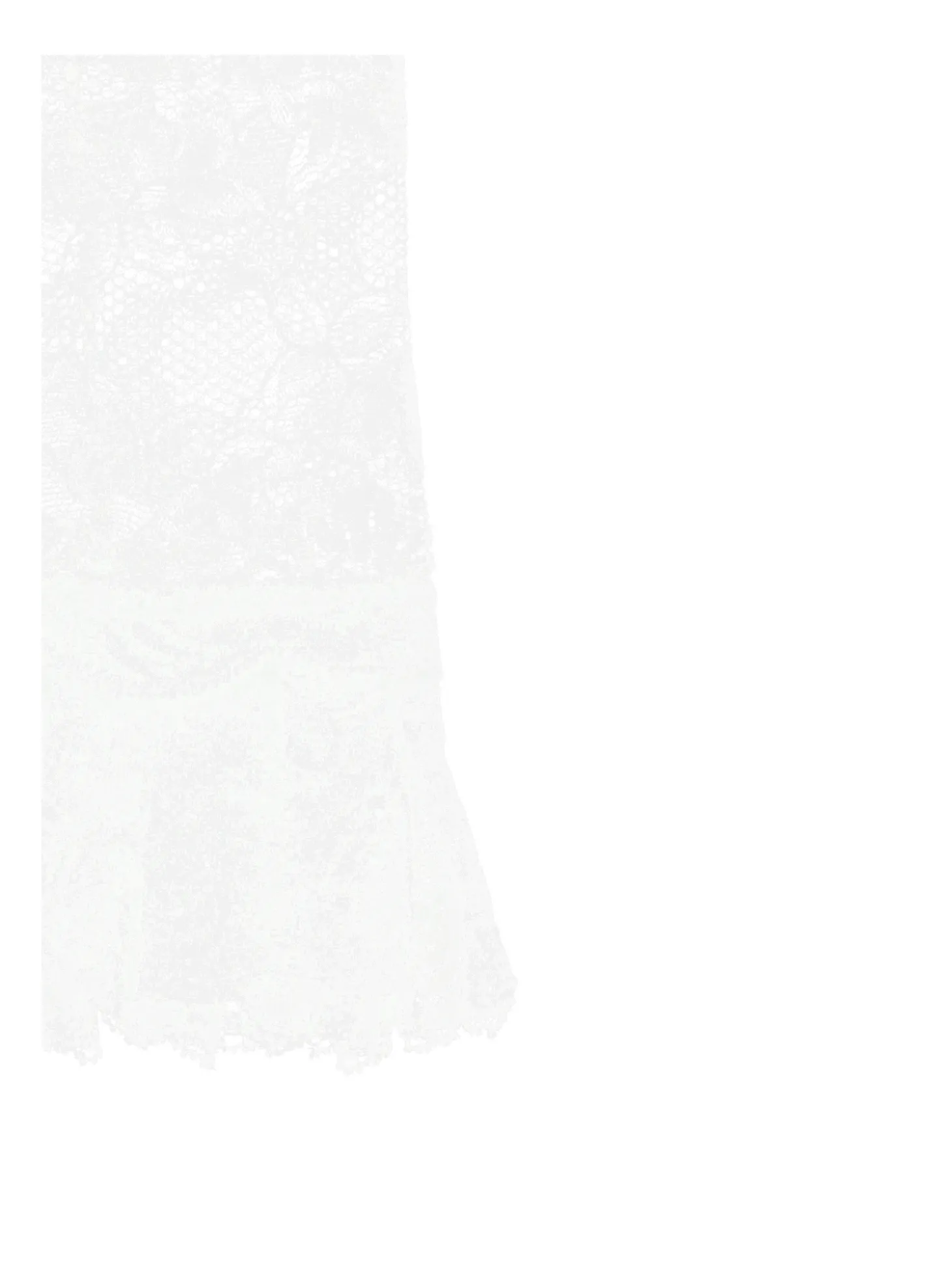 Manicotti pizzo stretch
