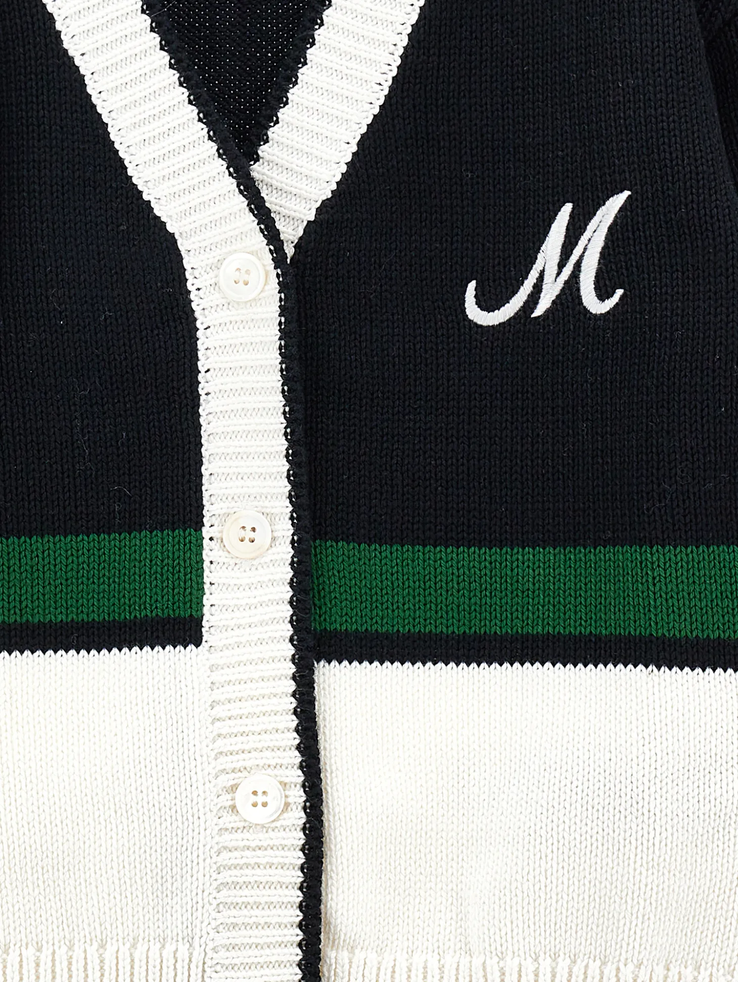 Maxi cardigan a bande colorate