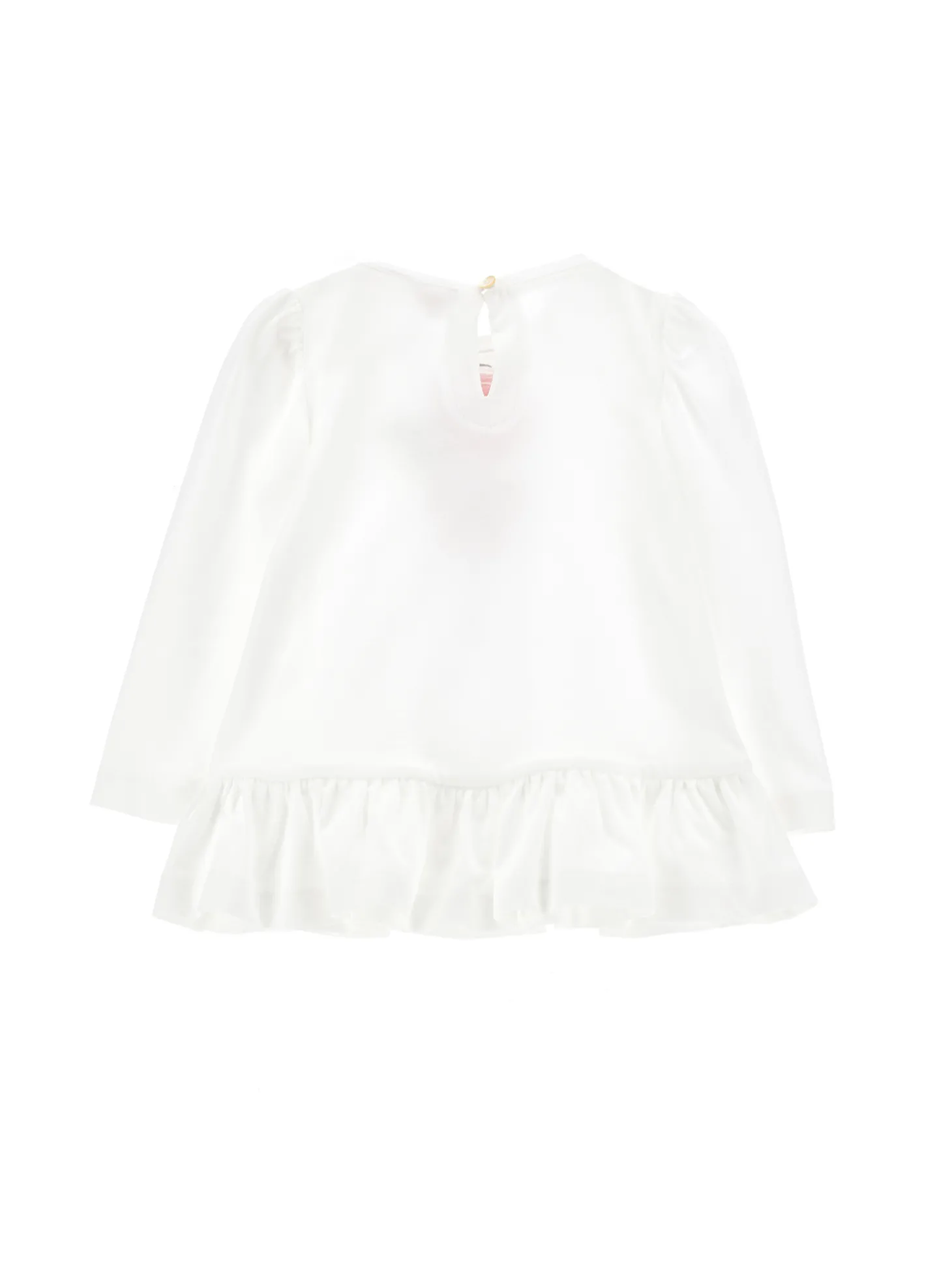 Maxi t shirt jersey stampa rosa