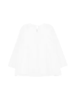 Maxi t-shirt con cuore rouches