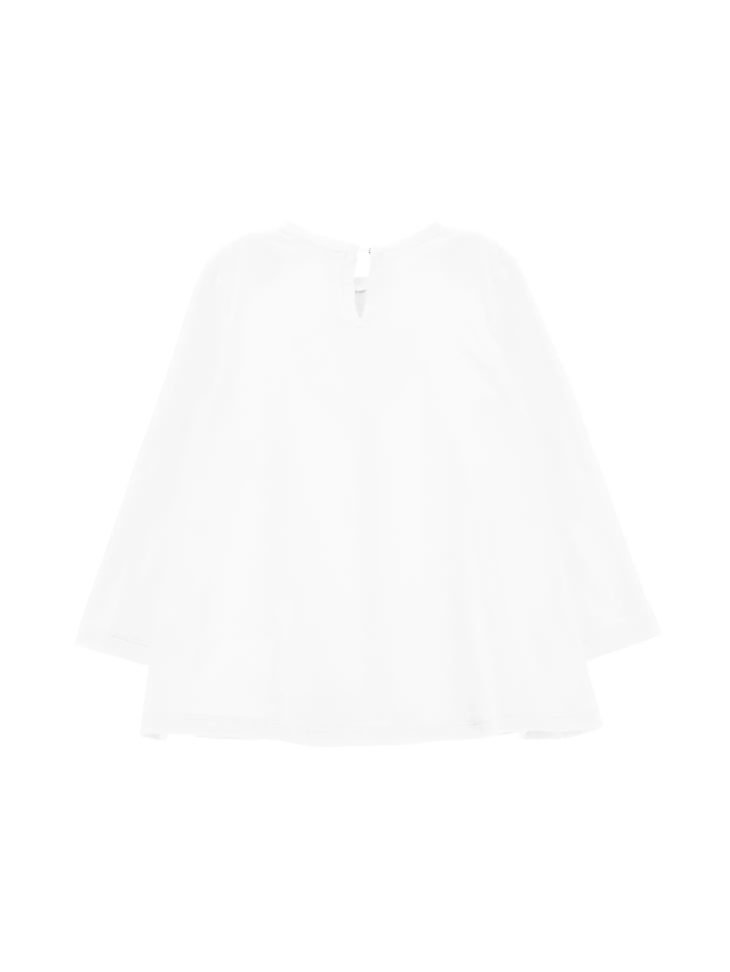 Maxi t-shirt con cuore rouches