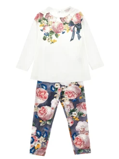 Maxi t-shirt con leggings