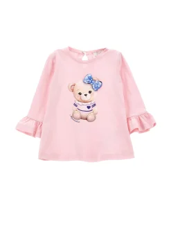 Maxi t-shirt con teddy