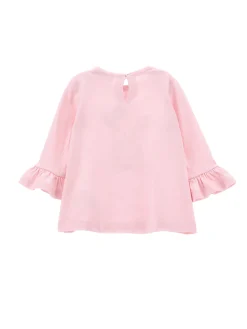 Maxi t-shirt con teddy