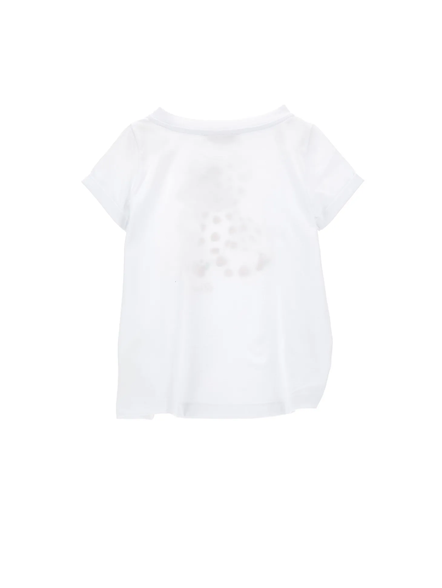 Maxi t-shirt con teddy strass