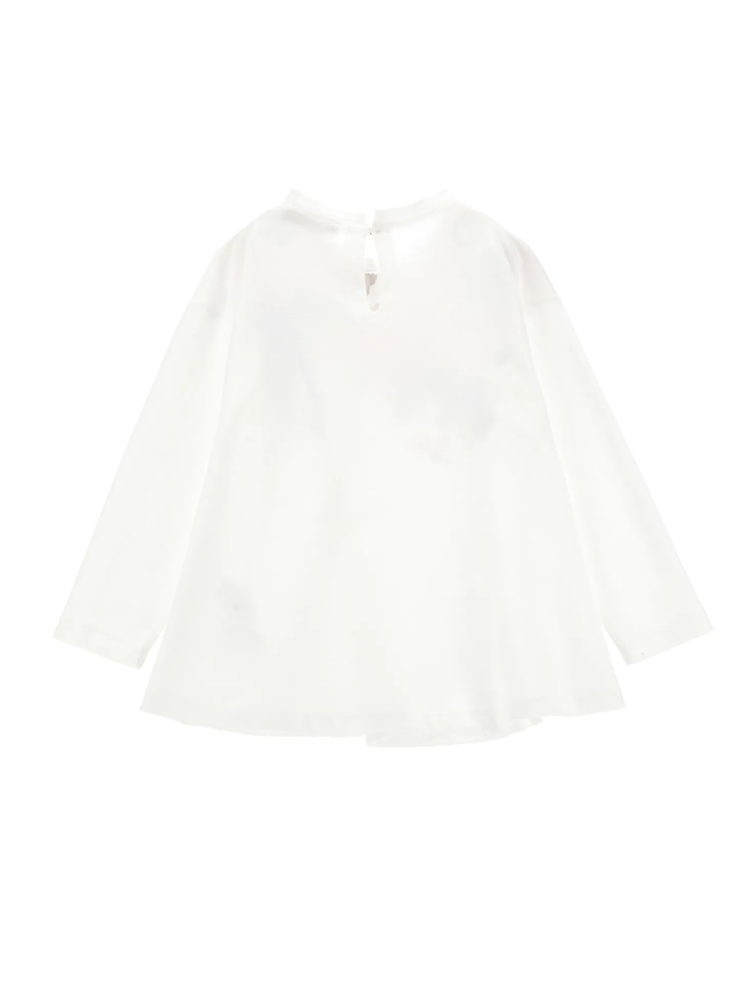 Maxi t-shirt cotone degradé floreale