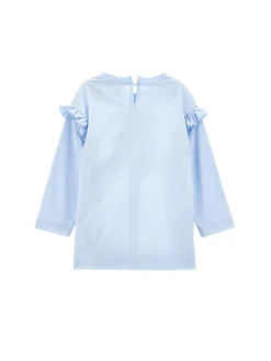 Maxi t-shirt orsetta e strass