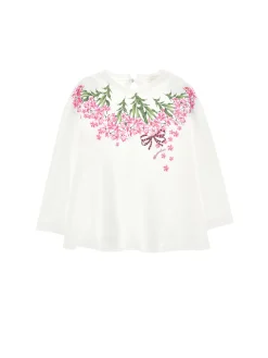 Maxi t-shirt stampa degradé