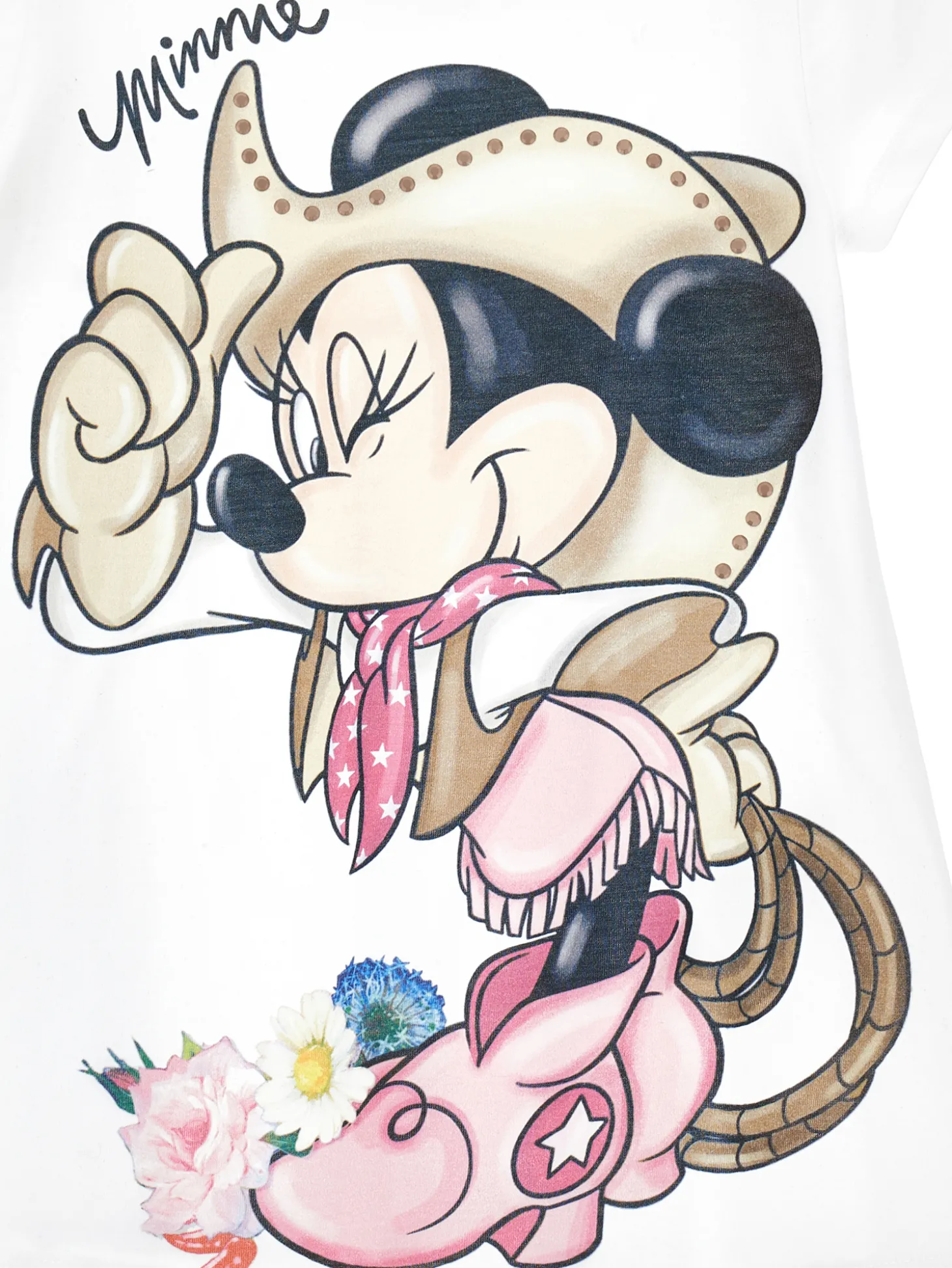 Maxi t-shirt stampa Minnie