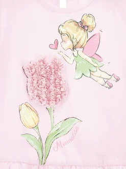 Maxi t-shirt tulipano in tulle