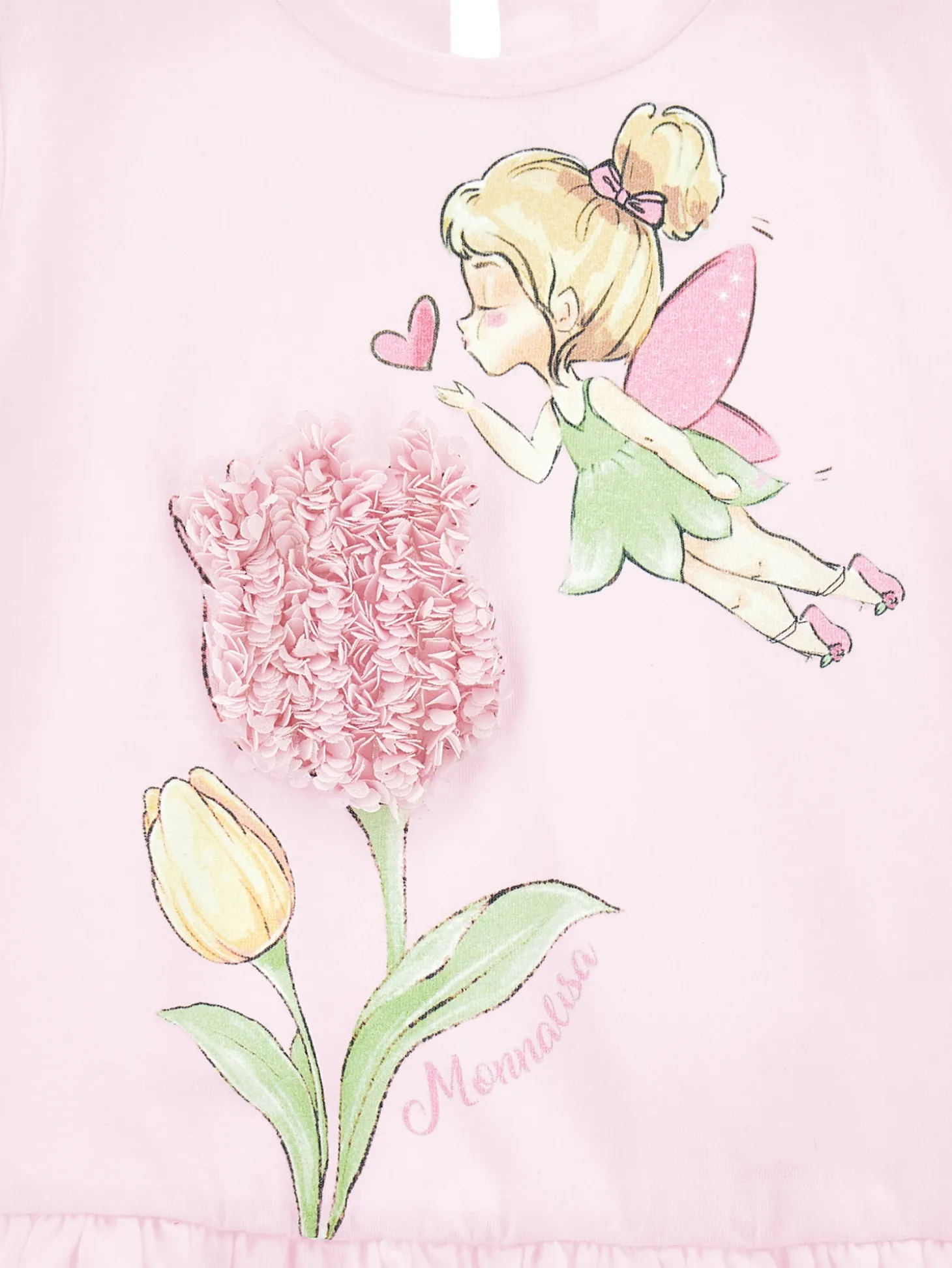 Maxi t-shirt tulipano in tulle