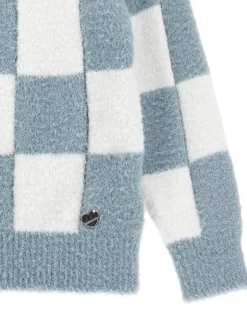 Maxipull garzato con cappuccio