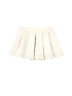 Minigonna viscosa con strass