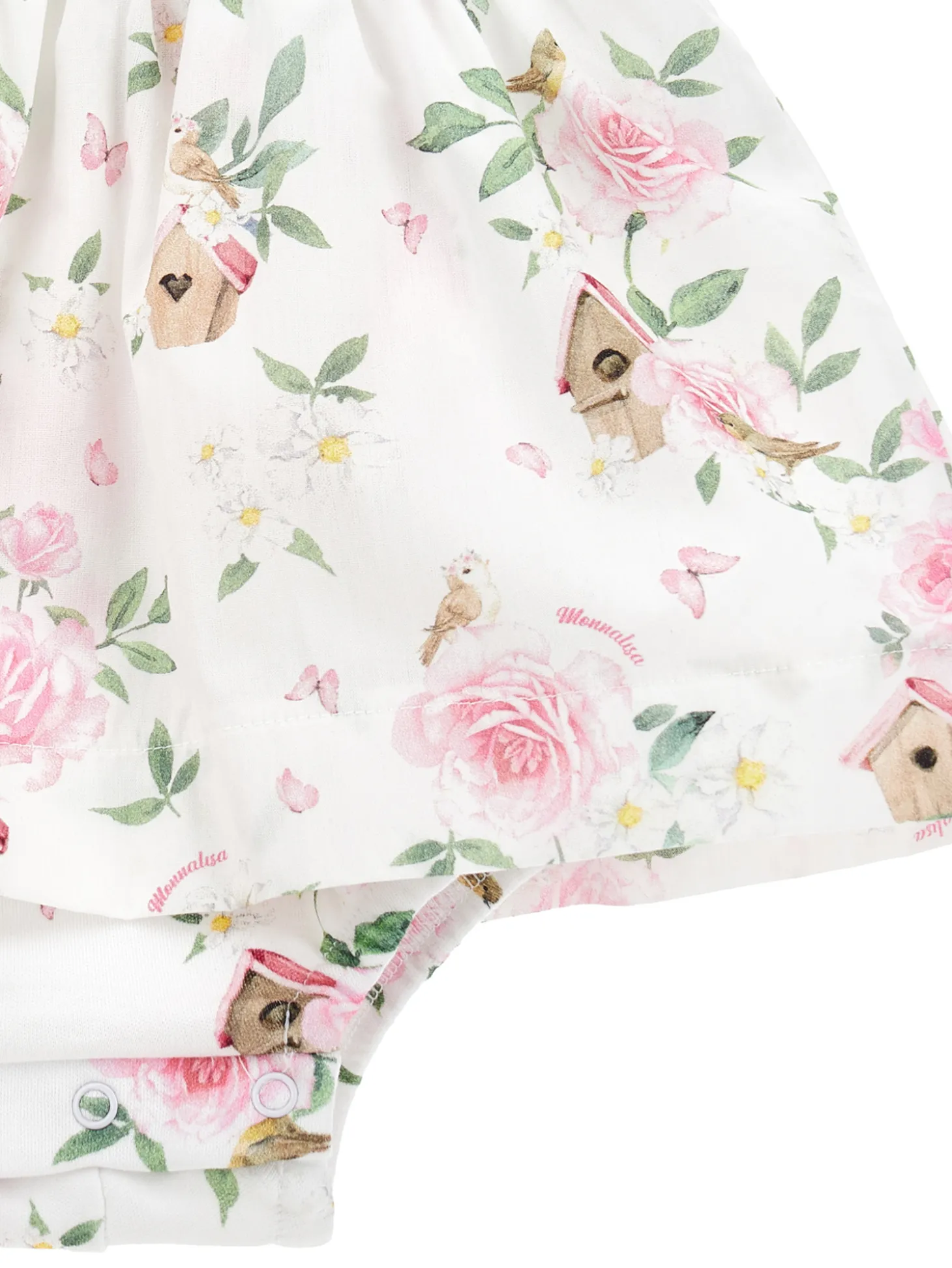 Pagliaccetto cotone tutù floreale