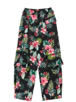 Pantalone cady stampa jungle