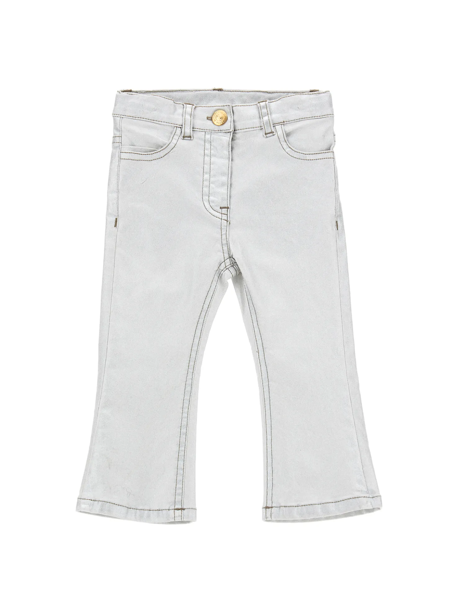 Pantalone denim laminato
