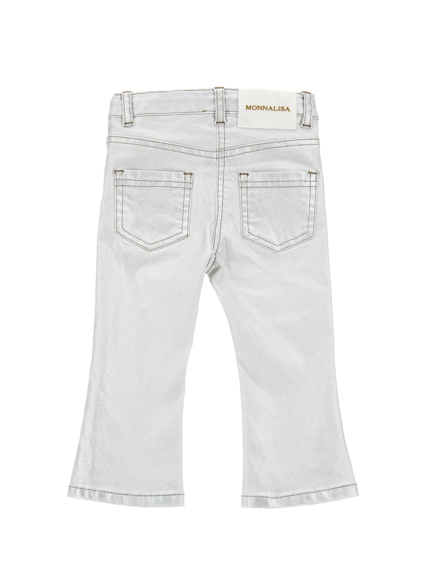 Pantalone denim laminato