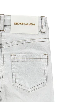Pantalone denim laminato