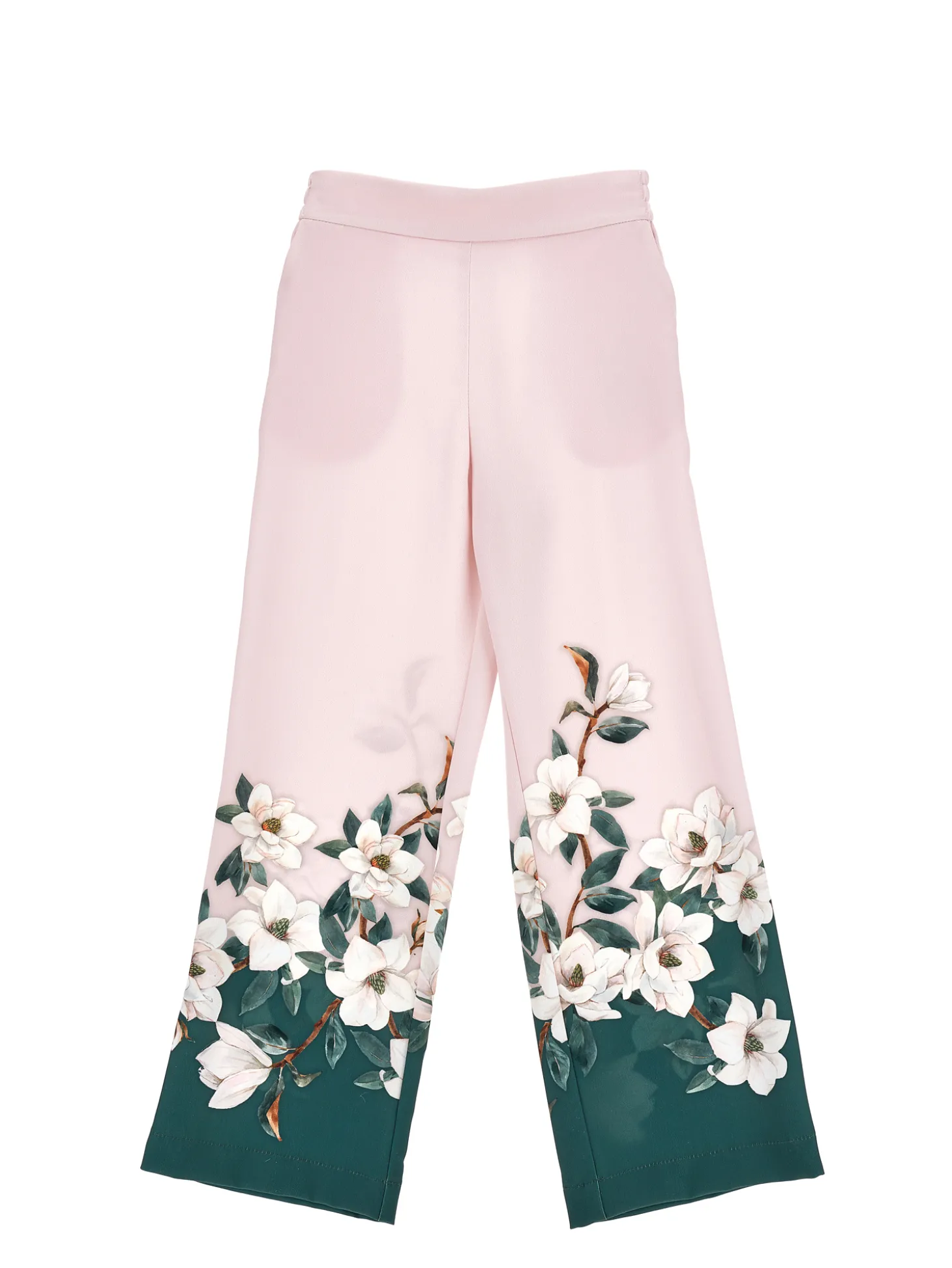 Pantalone palazzo stampa magnolia