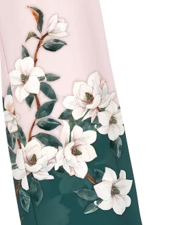 Pantalone palazzo stampa magnolia