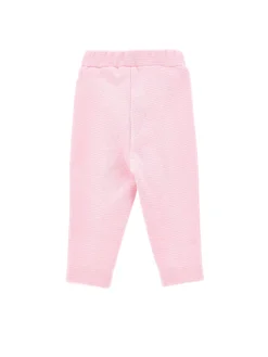 Pantaloni basici micro pied de poule