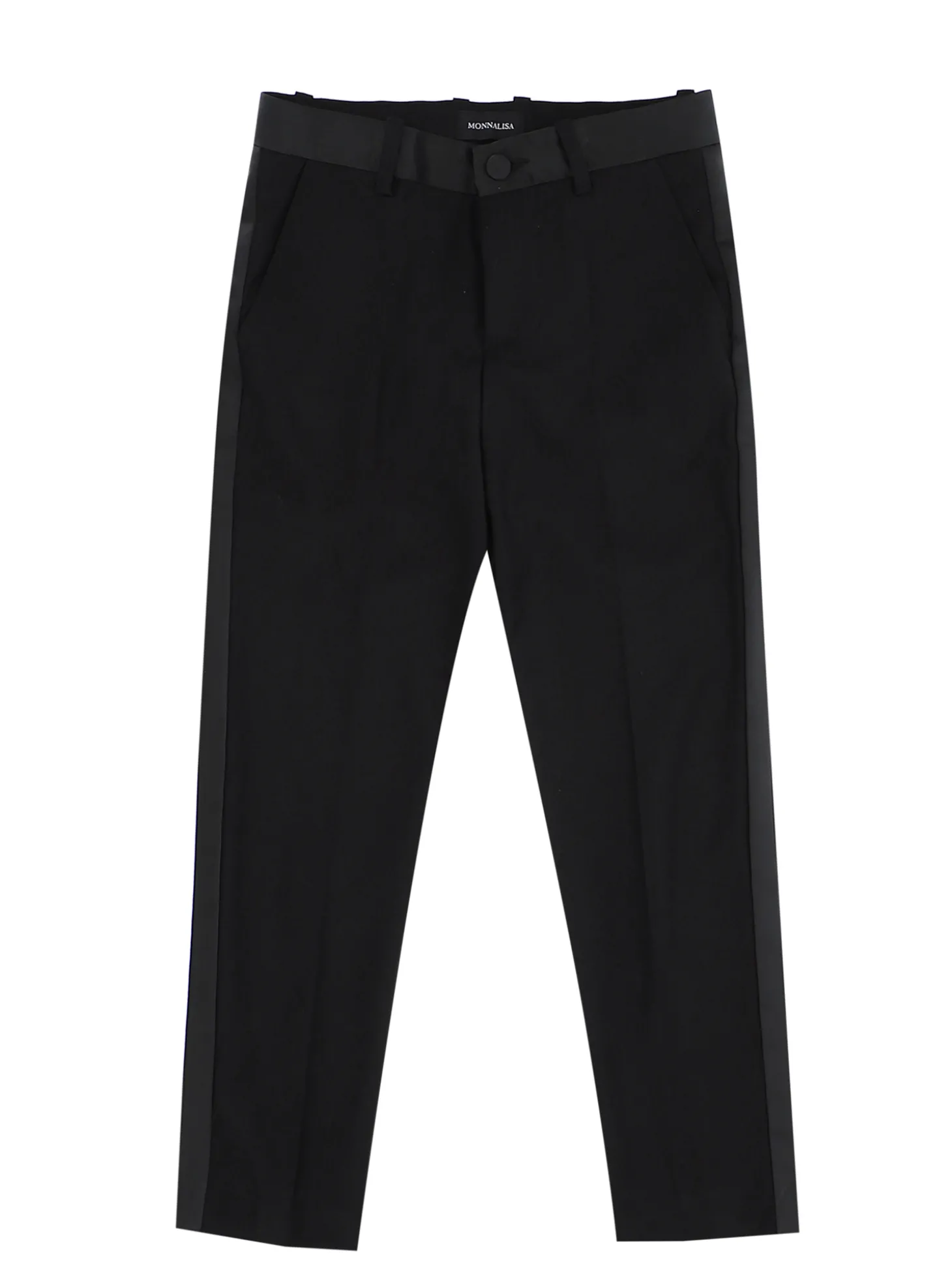 Pantaloni classici bande raso