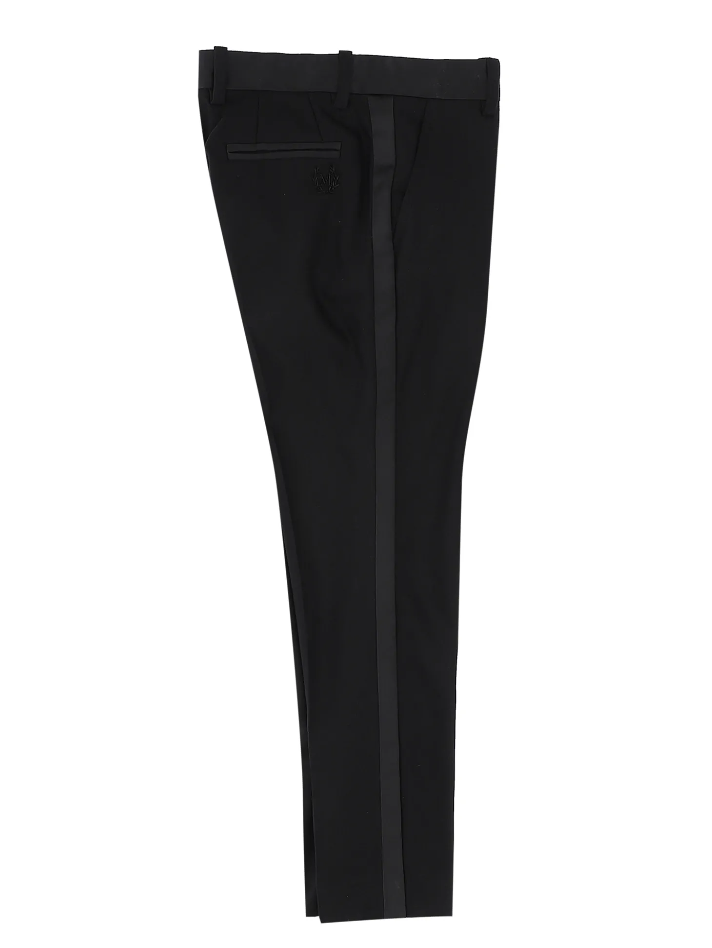 Pantaloni classici bande raso