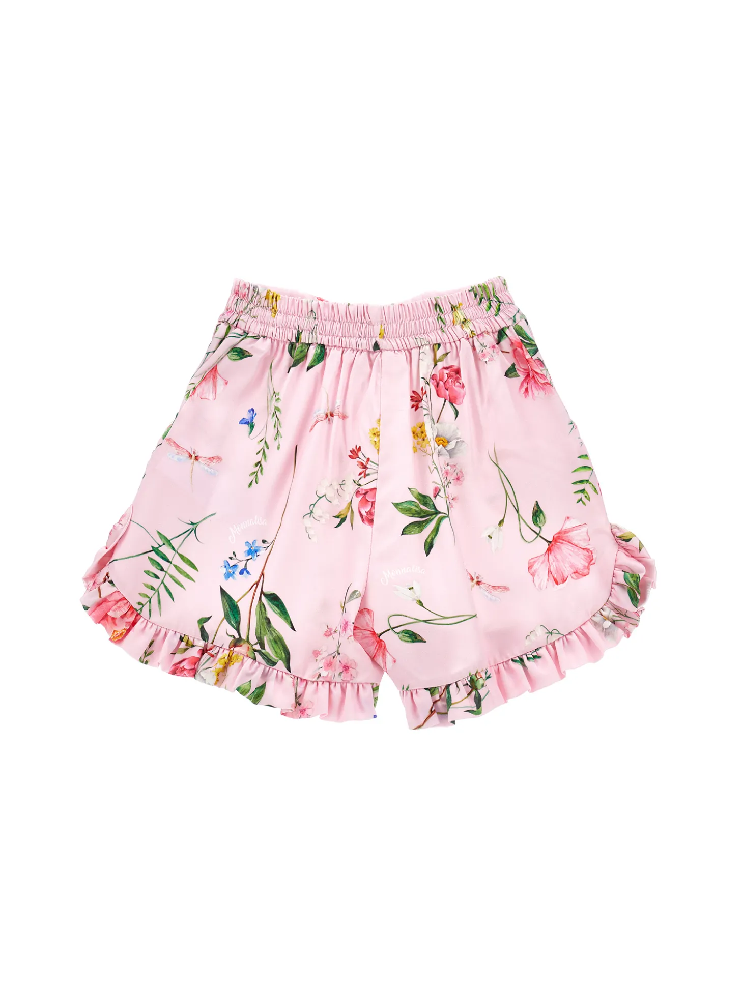 Pantaloni corti raso botanico