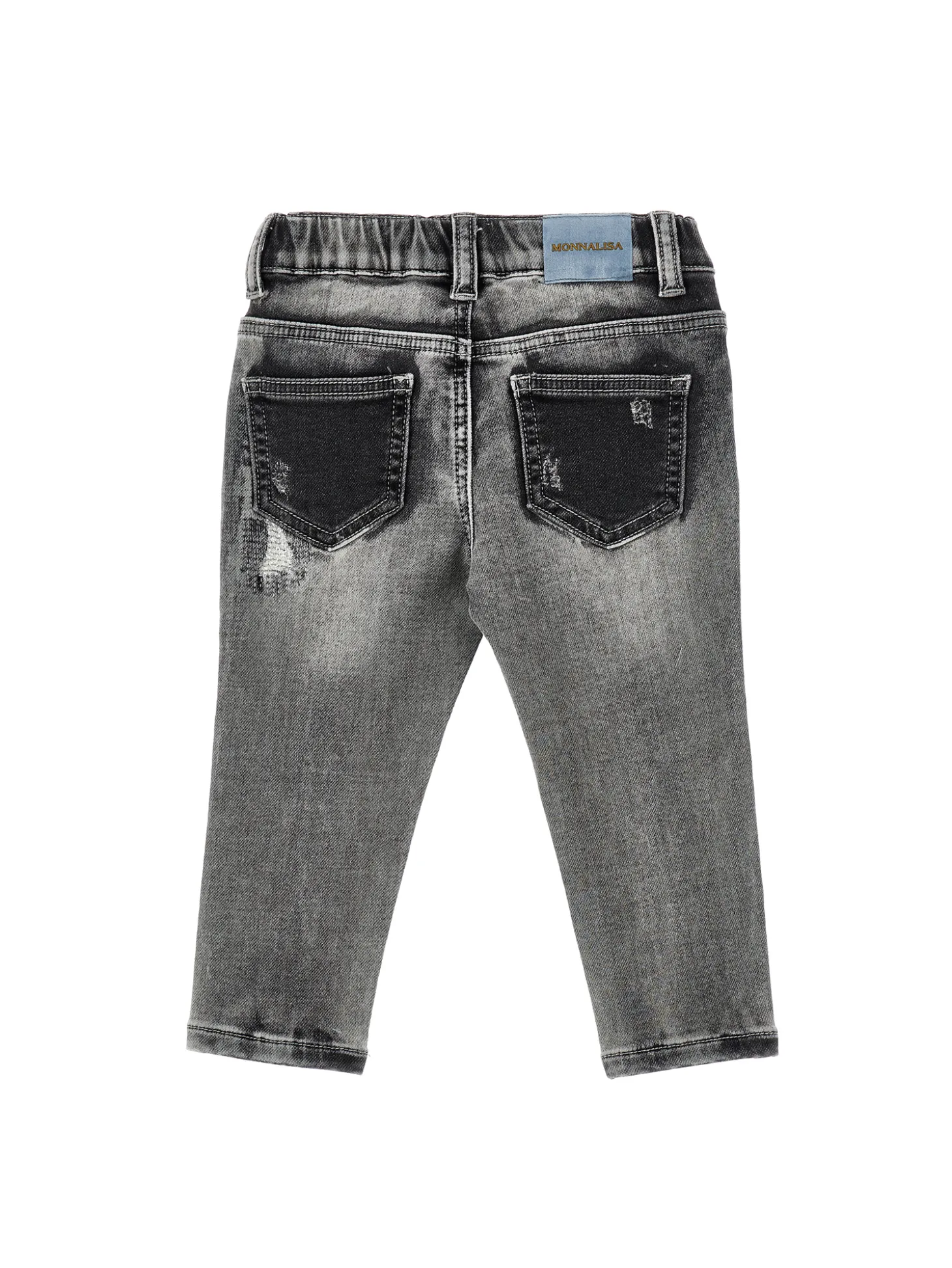 Pantaloni denim con ricami