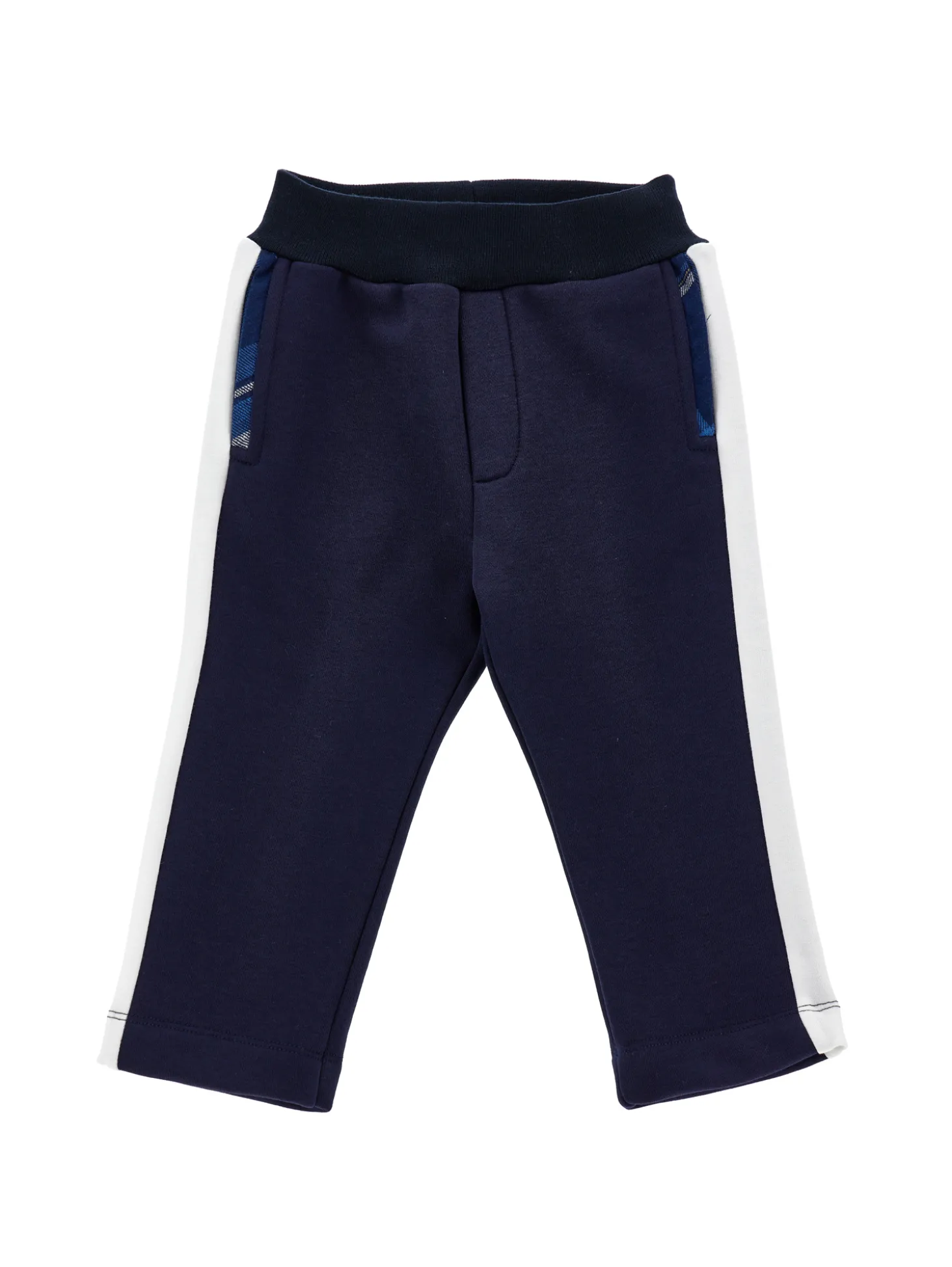 Pantaloni felpa bicolor