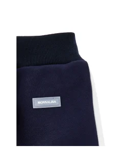 Pantaloni felpa bicolor
