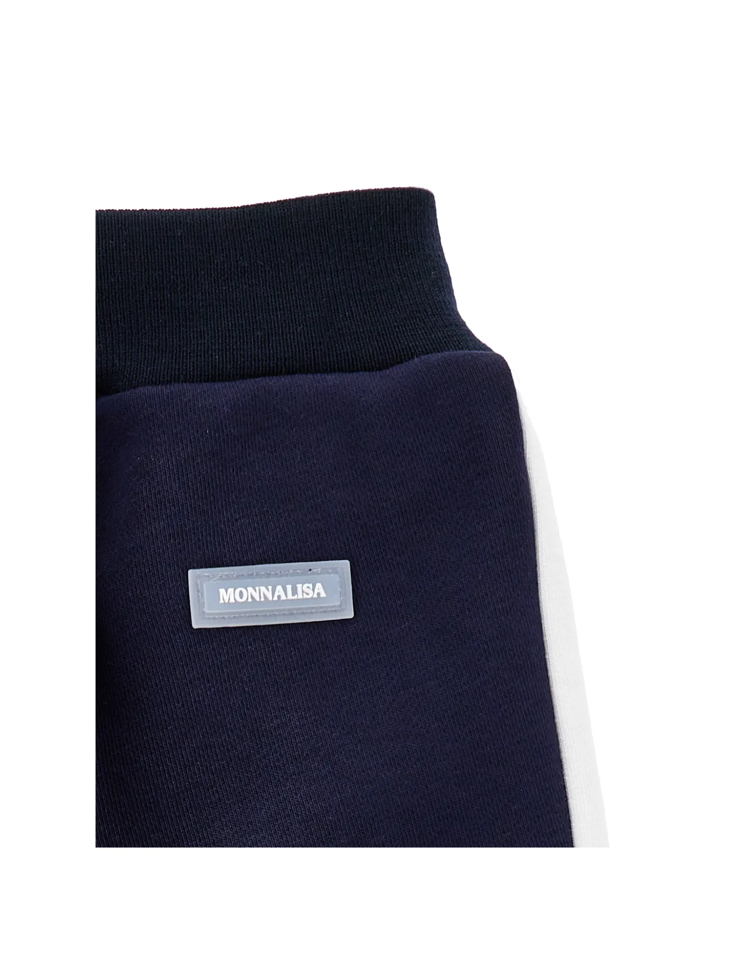 Pantaloni felpa bicolor