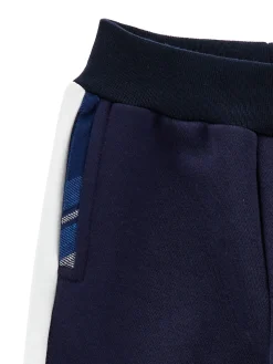 Pantaloni felpa bicolor