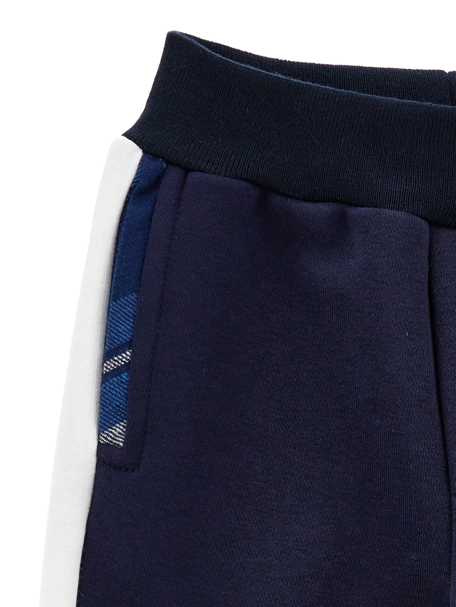 Pantaloni felpa bicolor