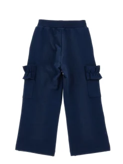 Pantaloni felpa con rouches