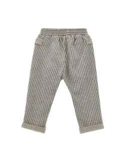 Pantaloni felpa gessata