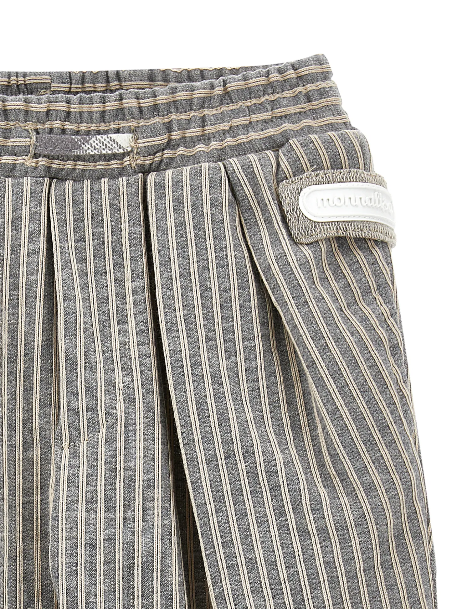 Pantaloni felpa gessata