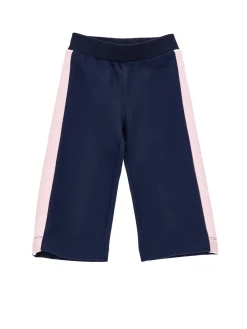 Pantaloni felpa linea palazzo